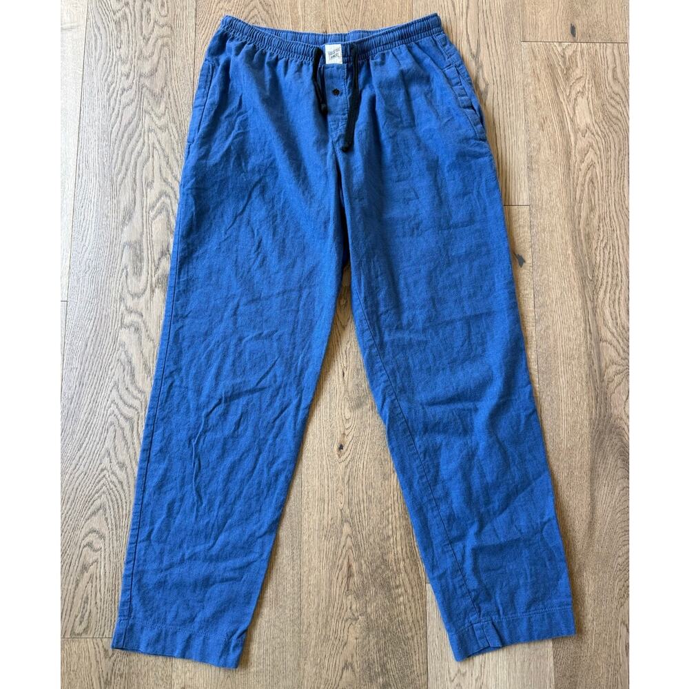 Woodstock Laundry Blue Lounge Pants Men’s Size L Drawstring Cotton